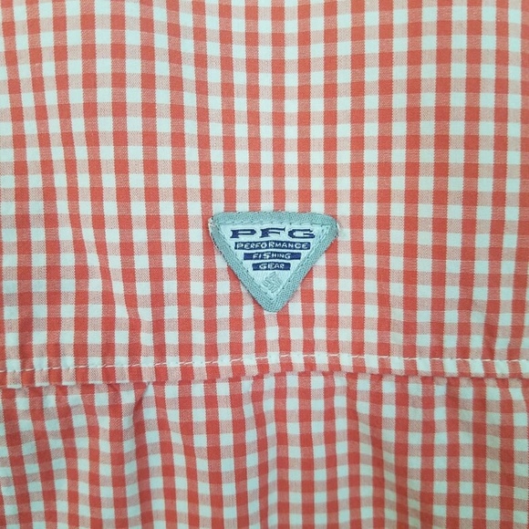 COLUMBIA Gingham Super Bonehead Long Sleeve Top XS - Picture 6 of 8
